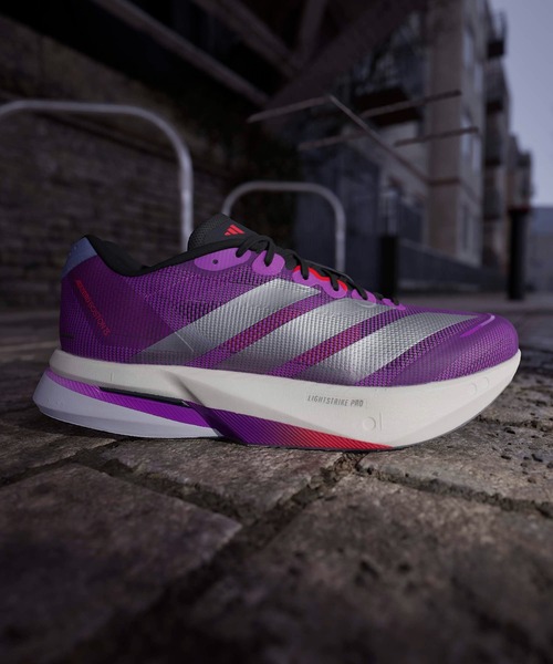 adidas(アディダス)の「アディゼロ ボストン 13 / Adizero Boston 13 / アディダス adidas(スニーカー・メンズ・パープル・22.0cm/22.5cm/23.0cm/23.5cm/24.0cm/24.5cm/25.0cm/25.5cm/26.0cm/26.5cm/27.0cm/27.5cm/28.0cm/28.5cm/29.0cm)」の3枚目の写真