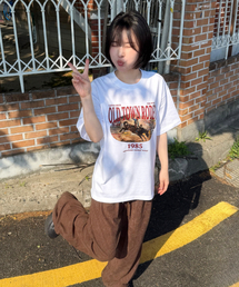 オールドタウンロデオ 半袖Tシャツ (ホワイト)