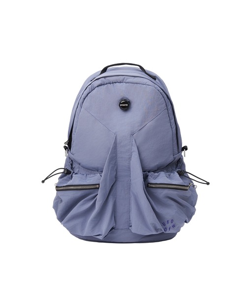 OFFWINTER(オフウィンター)の「【OFFWINTER】雨や汚れに強いコットン ロケットバックパック / リュック 大容量 / PC収納可 16インチ(スペースシリーズ)(バックパック/リュック・メンズ・ダークグリーン/ラベンダー・LARGE)」の1枚目の写真
