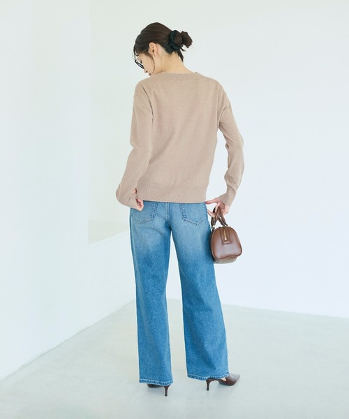 coca(coca)(コカ)の「リッチニットクルーネックプルオーバー(ニット/セーター・レディース・グレー/ベージュ/ブラック・L/S/M)」の6枚目の写真