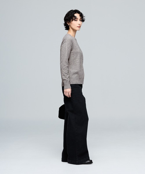coca(coca)(コカ)の「リッチニットクルーネックプルオーバー(ニット/セーター・レディース・グレー/ベージュ/ブラック・L/S/M)」の10枚目の写真