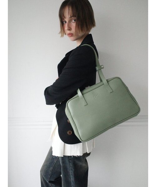 FILLINTHEBLANK(フィルインザブランク)の「Trapezoid Shoulder Bag (mint)(ショルダーバッグ・レディース・その他・FREE)」の3枚目の写真