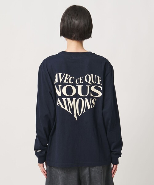 NOMADIS(ノマディス)の「【別注】<NOMADIS>AMOUR/H ロングスリーブ Tシャツ(Tシャツ/カットソー・レディース・ネイビー・FREE)」の17枚目の写真