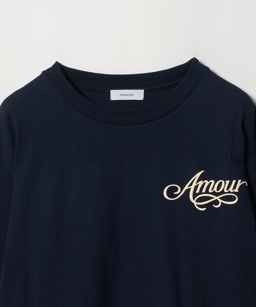 NOMADIS(ノマディス)の「【別注】<NOMADIS>AMOUR/H ロングスリーブ Tシャツ(Tシャツ/カットソー・レディース・ネイビー・FREE)」の2枚目の写真