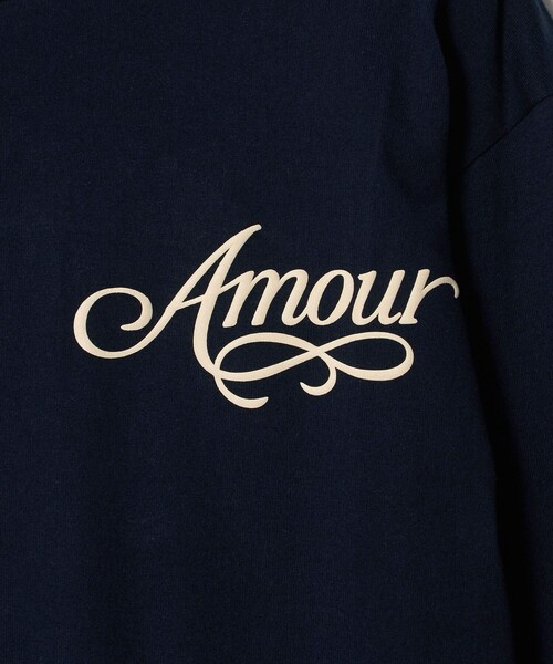 NOMADIS(ノマディス)の「【別注】<NOMADIS>AMOUR/H ロングスリーブ Tシャツ(Tシャツ/カットソー・レディース・ネイビー・FREE)」の5枚目の写真