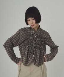フロントシャーリングシャツ