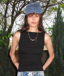 MINI ROSI SLEEVELESS TOP_BLACK