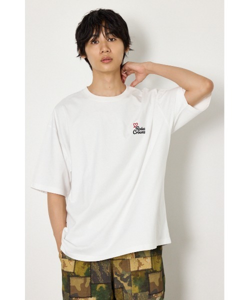RODEO CROWNS WIDE BOWL（ロデオクラウンズワイドボウル）の「フィットガールTシャツ（Tシャツ/カットソー・メンズ・スモークグレー/ミント/オフホワイト・MEDIUM/LARGE）」の7枚目の写真
