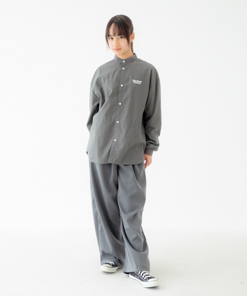 GENERATOR(ジェネレーター)の「GENERATOR/ジェネレーター シャツ(シャツ/ブラウス・レディース・ブラック/チャコールグレー・F)」の3枚目の写真