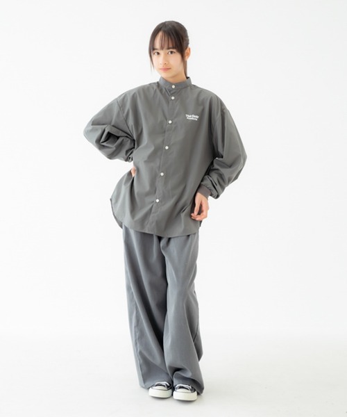 GENERATOR(ジェネレーター)の「GENERATOR/ジェネレーター シャツ(シャツ/ブラウス・レディース・ブラック/チャコールグレー・F)」の4枚目の写真