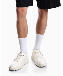 EMPORIO ARMANI | 【エンポリオ アルマーニ】レースアップ ロートップ スニーカー マット仕上げ(スニーカー)