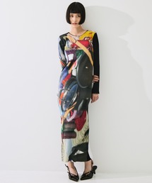 【kotohayokozawa/コトハヨコザワ】FOOD GRAPHIC DRESS/フードグラフィックドレス