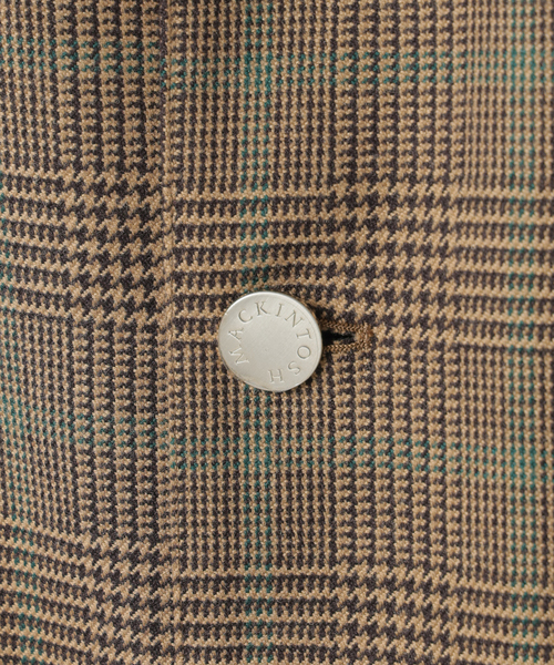 Mackintosh(マッキントッシュ)の「MACKINTOSH(マッキントッシュ) 別注 HUMBIE/ハンビー SL "グレンチェック"(ステンカラーコート・メンズ・キャメル・38/36/34/32)」の17枚目の写真