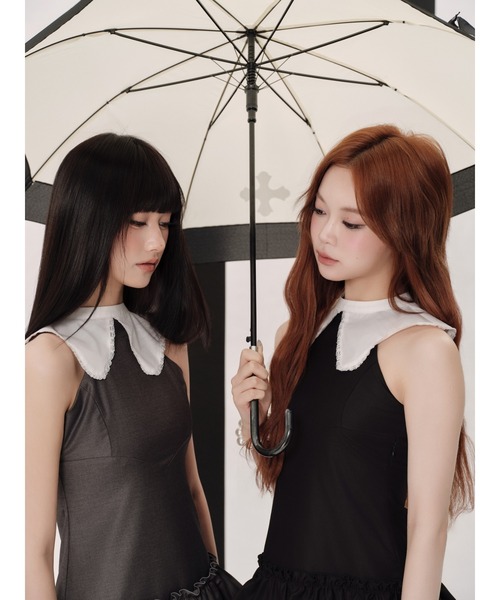 andwang(アンドワン)の「Epure Ribbon Dress(ワンピース・レディース・グレー/ブラック・SMALL/MEDIUM)」の6枚目の写真