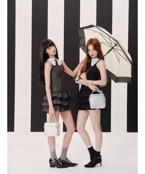 andwang(アンドワン)の「Epure Ribbon Dress(ワンピース・レディース・グレー/ブラック・SMALL/MEDIUM)」の7枚目の写真