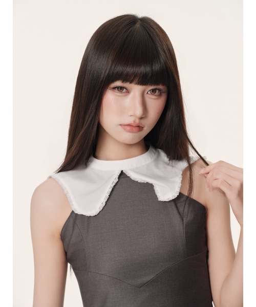 andwang(アンドワン)の「Epure Ribbon Dress(ワンピース・レディース・グレー/ブラック・SMALL/MEDIUM)」の15枚目の写真