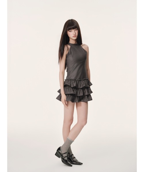 andwang(アンドワン)の「Epure Ribbon Dress(ワンピース・レディース・グレー/ブラック・SMALL/MEDIUM)」の20枚目の写真
