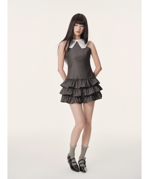 andwang(アンドワン)の「Epure Ribbon Dress(ワンピース・レディース・グレー/ブラック・SMALL/MEDIUM)」の17枚目の写真