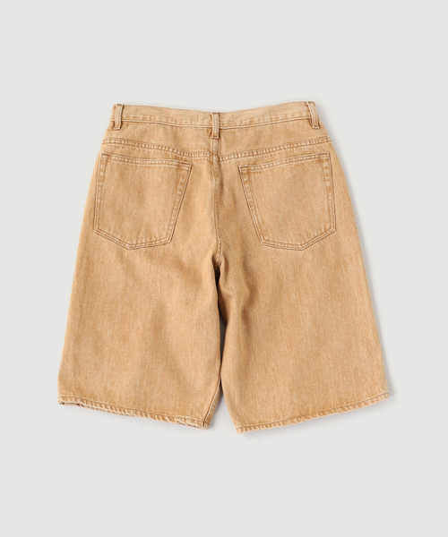 JOURNAL STANDARD(ジャーナルスタンダード)の「SMALL TALK STUDIO / スモールトークスタジオ BAGGY JEAN CUT SHORT(その他パンツ・メンズ・ブラウン系その他・32)」の2枚目の写真