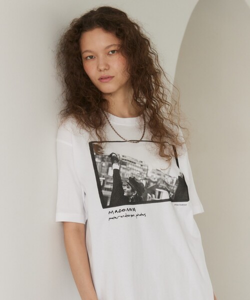 81BRANCA】PeterAnderson-Madonna PHOTO Tee / マドンナ / フォトT