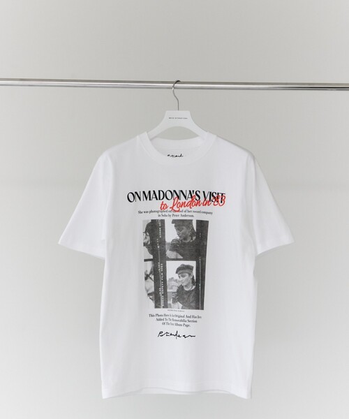 81BRANCA】PeterAnderson-Madonna PHOTO Tee / マドンナ / フォトT