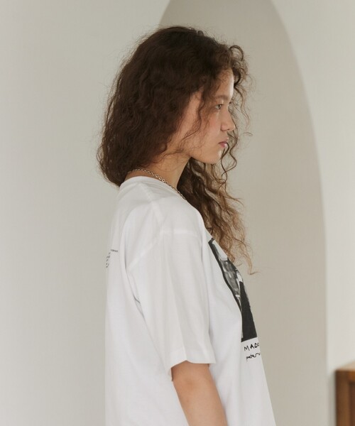 +81BRANCA(ハチイチブランカ)の「【+81BRANCA】PeterAnderson-Madonna PHOTO Tee / マドンナ / フォトTシャツ / ユニセックス(Tシャツ/カットソー・メンズ・ホワイト系その他3/ブラック/ホワイト系その他/ホワイト系その他2・フリー)」の11枚目の写真