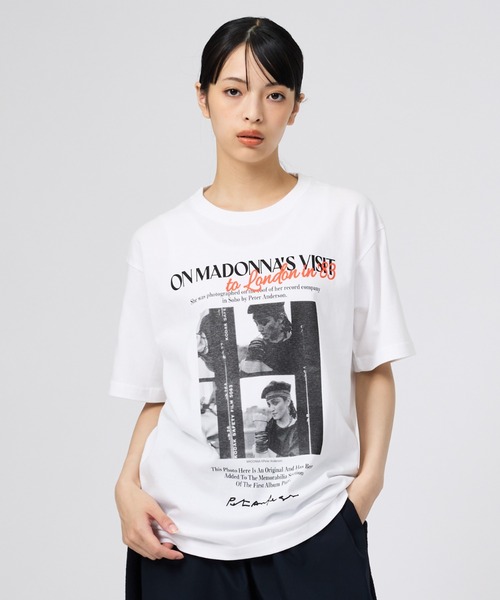 81BRANCA】PeterAnderson-Madonna PHOTO Tee / マドンナ / フォトT