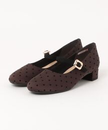 JOLI ENCORE(FR) ジョリー・アンコール MARY JANE PUMPS 3 メリージェーンパンプス3 JE-3102 BROWN DOT