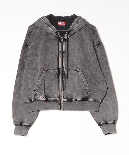 DIESEL(ディーゼル)の「ウィメンズ ジップアップパーカー F-ELYCY-AA2(パーカー・レディース・グレー・X-LARGE/LARGE/X-SMALL/SMALL/MEDIUM)」の1枚目の写真