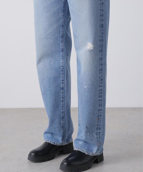 YLEVE（イレーヴ）の「YLEVE / [UNISEX] USED-FINISHED 13.5oz STRAIGHT DENIM（デニムパンツ・メンズ・ブルー/グレー・1/4/0/3/5）」の7枚目の写真