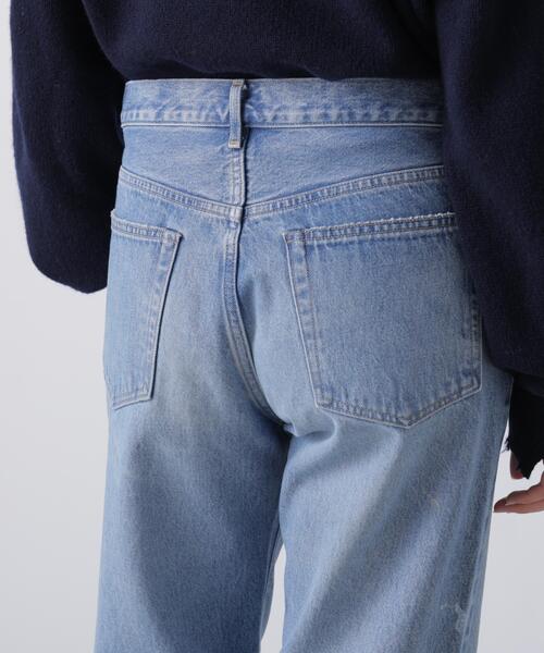 YLEVE（イレーヴ）の「YLEVE / [UNISEX] USED-FINISHED 13.5oz STRAIGHT DENIM（デニムパンツ・メンズ・ブルー/グレー・1/4/0/3/5）」の8枚目の写真