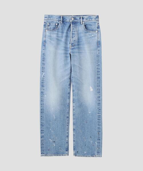 YLEVE（イレーヴ）の「YLEVE / [UNISEX] USED-FINISHED 13.5oz STRAIGHT DENIM（デニムパンツ・メンズ・ブルー/グレー・1/4/0/3/5）」の9枚目の写真