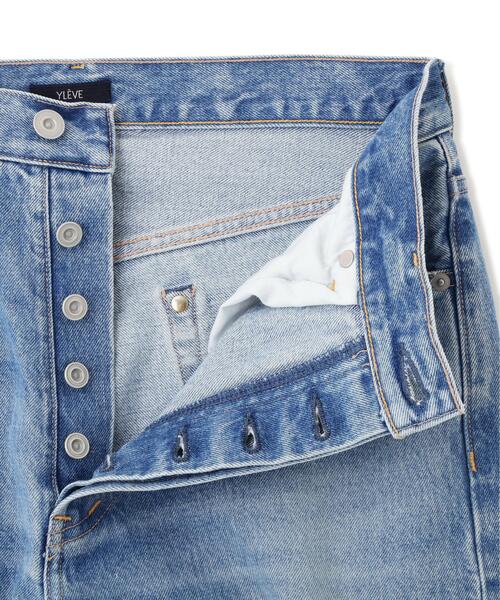 YLEVE（イレーヴ）の「YLEVE / [UNISEX] USED-FINISHED 13.5oz STRAIGHT DENIM（デニムパンツ・メンズ・ブルー/グレー・1/4/0/3/5）」の14枚目の写真