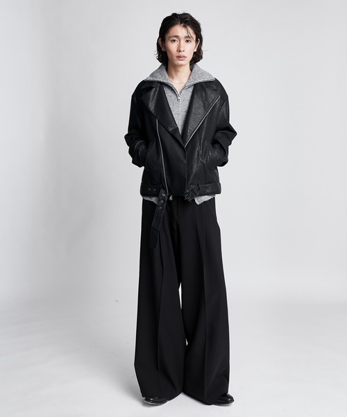 SINSS(シンス)の「Double riders jacket / ダブルライダースジャケット(ライダースジャケット・メンズ・ブラック・SMALL/X-SMALL/LARGE/MEDIUM)」の8枚目の写真