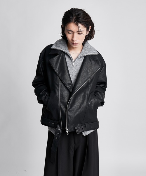 SINSS(シンス)の「Double riders jacket / ダブルライダースジャケット(ライダースジャケット・メンズ・ブラック・SMALL/X-SMALL/LARGE/MEDIUM)」の15枚目の写真