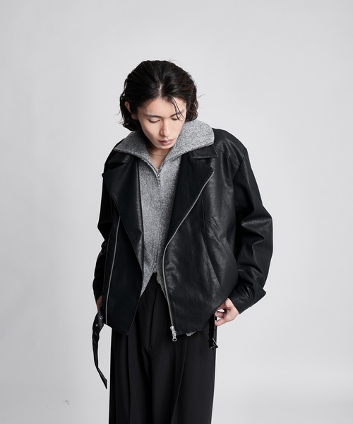 SINSS(シンス)の「Double riders jacket / ダブルライダースジャケット(ライダースジャケット・メンズ・ブラック・SMALL/X-SMALL/LARGE/MEDIUM)」の18枚目の写真