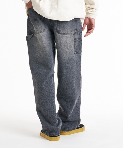 ELEMENT(エレメント)の「ELEMENT メンズ SHOD PANTS HAMMER CURB PAINTER デニムパンツ 【2026年秋冬モデル】/エレメントヘビーオンスペインターワイドパンツ(デニムパンツ・メンズ・ブラック系その他/ブルー系その他・X-LARGE/LARGE/MEDIUM)」の15枚目の写真