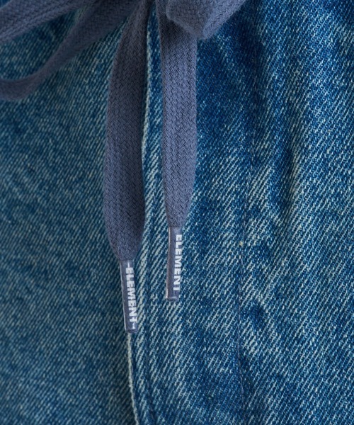 ELEMENT(エレメント)の「ELEMENT メンズ SHOD PANTS HAMMER CURB PAINTER デニムパンツ 【2026年秋冬モデル】/エレメントヘビーオンスペインターワイドパンツ(デニムパンツ・メンズ・ブラック系その他/ブルー系その他・X-LARGE/LARGE/MEDIUM)」の9枚目の写真