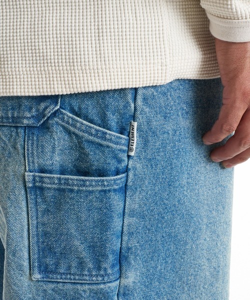 ELEMENT(エレメント)の「ELEMENT メンズ SHOD PANTS HAMMER CURB PAINTER デニムパンツ 【2026年秋冬モデル】/エレメントヘビーオンスペインターワイドパンツ(デニムパンツ・メンズ・ブラック系その他/ブルー系その他・X-LARGE/LARGE/MEDIUM)」の11枚目の写真