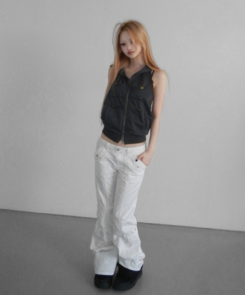 THEAIRTOWN（ジエアタウン）の「backless spotlight hz（パーカー・レディース・チャコール・FREE）」の9枚目の写真