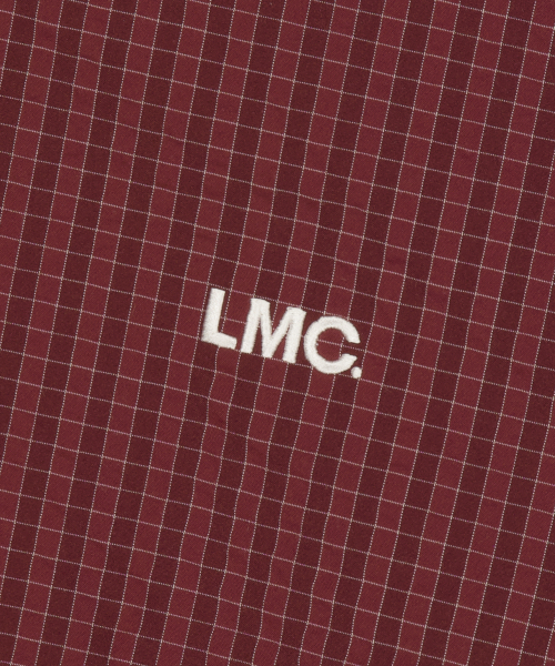 LMCの「CHECK ANORAK HOODIE ZIP JACKET burgundy(ナイロンジャケット・レディース・その他・SMALL/MEDIUM/LARGE)」の6枚目の写真