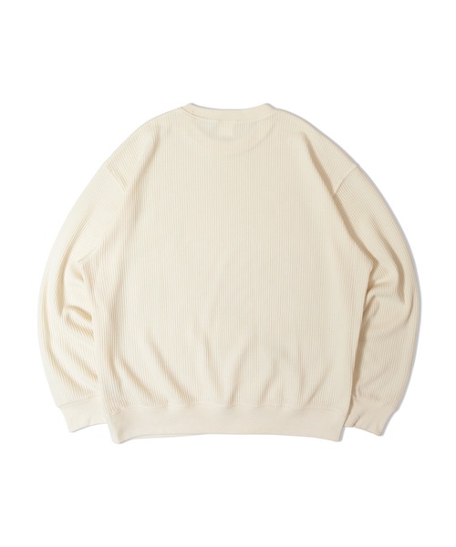 JACKROSE（ジャックローズ）の「SEABEES-TCワッフル-クルーネック・LSTEE（Tシャツ/カットソー・メンズ・ホワイト/ブラック/オリーブ/ブラック系2・M/L）」の10枚目の写真