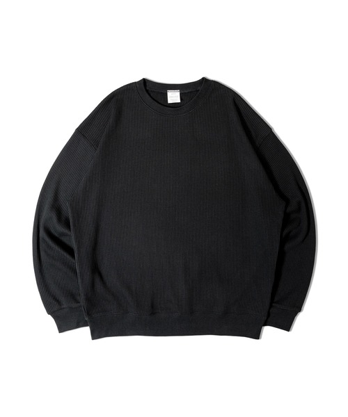 JACKROSE（ジャックローズ）の「SEABEES-TCワッフル-クルーネック・LSTEE（Tシャツ/カットソー・メンズ・ホワイト/ブラック/オリーブ/ブラック系2・M/L）」の11枚目の写真