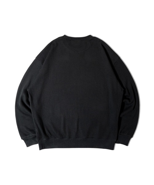 JACKROSE（ジャックローズ）の「SEABEES-TCワッフル-クルーネック・LSTEE（Tシャツ/カットソー・メンズ・ホワイト/ブラック/オリーブ/ブラック系2・M/L）」の12枚目の写真