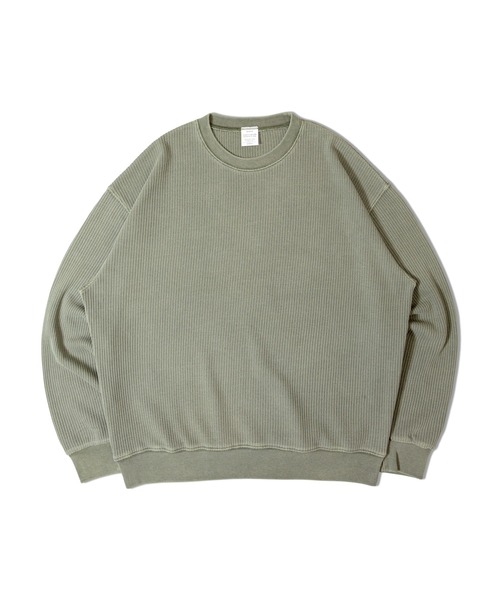 JACKROSE（ジャックローズ）の「SEABEES-TCワッフル-クルーネック・LSTEE（Tシャツ/カットソー・メンズ・ホワイト/ブラック/オリーブ/ブラック系2・M/L）」の15枚目の写真