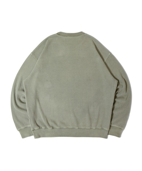JACKROSE（ジャックローズ）の「SEABEES-TCワッフル-クルーネック・LSTEE（Tシャツ/カットソー・メンズ・ホワイト/ブラック/オリーブ/ブラック系2・M/L）」の6枚目の写真