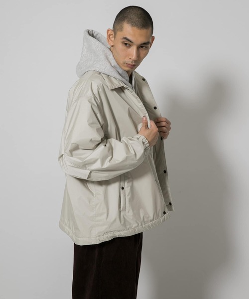 NANGA(ナンガ)の「『別注』NANGA×EKAL コーチジャケット(ブルゾン・メンズ・ブラック/アイボリー・MEDIUM/LARGE)」の13枚目の写真