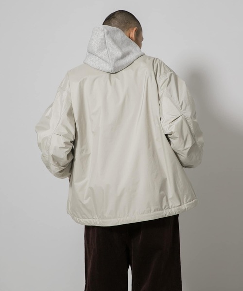 NANGA(ナンガ)の「『別注』NANGA×EKAL コーチジャケット(ブルゾン・メンズ・ブラック/アイボリー・MEDIUM/LARGE)」の14枚目の写真