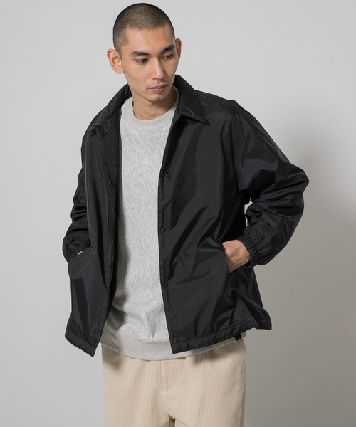 NANGA(ナンガ)の「『別注』NANGA×EKAL コーチジャケット(ブルゾン・メンズ・ブラック/アイボリー・MEDIUM/LARGE)」の8枚目の写真