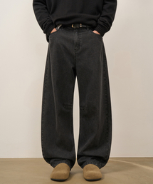 ROUJE PARIS CURB デニムパンツ (BLACK)